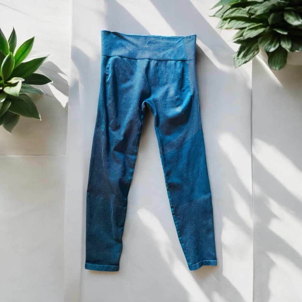 JoyLab Blue Leggings Elastic Waistband Full-Length
